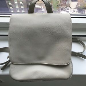 Urban Outfitters gray leather backpack